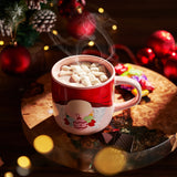 Mug With Hot Cocoa Mix & Marshmallows Red Elf Mug