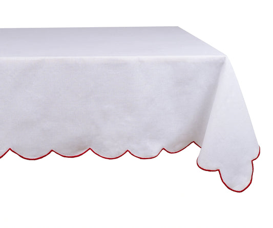 Embroidered Christmas Tablecloth