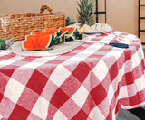Round Tablecloth - Buffalo Plaid Table cloths