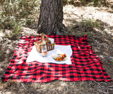 Red and Black Tablecloth