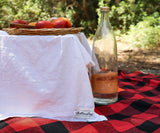 Red and Black Tablecloth