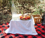 Red and Black Tablecloth