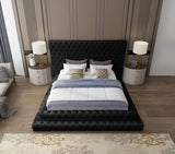 Revel Luxurious Velvet Bed with Deep Button Tufting and Tall Headboard for Ultimate Comfort