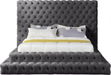 Revel Luxurious Velvet Bed with Deep Button Tufting and Tall Headboard for Ultimate Comfort
