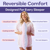 Reversible Cooling Pillowcase (2-Pack) Gray