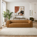 Rialto Tan Leather Sofa