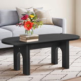 Roma 48" Modern Oval Coffee Table