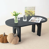 Roma 48" Modern Oval Coffee Table
