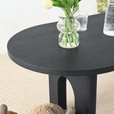Roma 48" Modern Oval Coffee Table