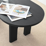 Roma 48" Modern Oval Coffee Table