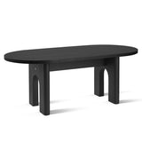 Roma 48" Modern Oval Coffee Table