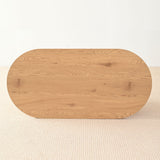 Roma 48" Modern Oval Coffee Table