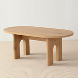 Roma 48" Modern Oval Coffee Table