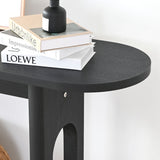 Roma 60" Modern Oval Console Table