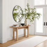 Roma 60" Modern Oval Console Table