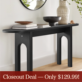 Roma 60" Modern Oval Console Table