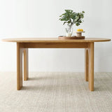 Roma 67" Modern Oval Dining Table