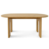 Roma 67" Modern Oval Dining Table