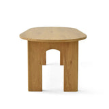 Roma 67" Modern Oval Dining Table