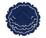 Navy Blue Round Placemats