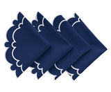 Navy Blue Round Placemats