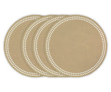 Embroidered Dot Trim Placemats