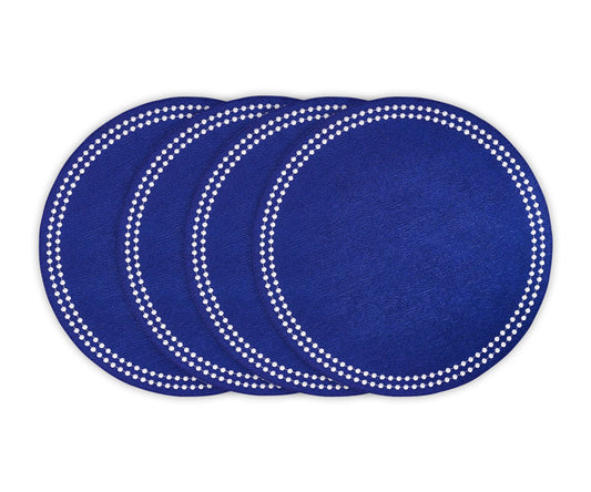 Blue Polka Dot Placemats