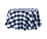 Round Tablecloth - Buffalo Plaid Table cloths