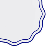 Blue Trim Woven Placemats