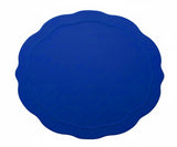 Oval Woven Placemats - Royal Blue