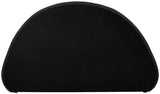 Rudy Contemporary Plush Faux Shearling Fabric Bed with Rounded Headboard for Modern Bedrooms