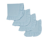 Ruffle Napkins Light Blue
