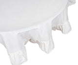 Round Ruffled Tablecloth