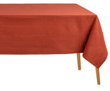 Rust Colored Tablecloth