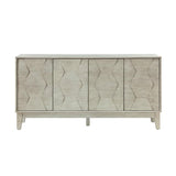 Kamu 60″ Wood Sideboard – Mid-Century Modern Storage Cabinet