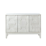 Kamu 45″ Wide 3-Door Sideboard – Modern Minimalist Storage Cabinet