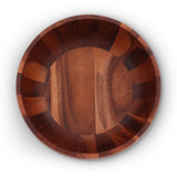 Bee Hive Style Wooden Acacia Salad Bowl Large