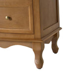 Antique-Inspired 4-Door Sideboard Cabinet - Decorative Drawer Illusion