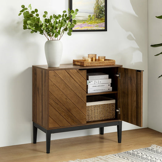 Eugen 32" Tall+2-Door Accent Cabinet