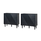 Archie 34" Tall 2 Door Accent Multifunction Bar Cabinet with Adjustable Shelves(Optional Types)