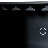 Archie 34" Tall 2 Door Accent Multifunction Bar Cabinet with Adjustable Shelves(Optional Types)