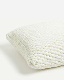 Snug Chunky Knit Throw Pillow