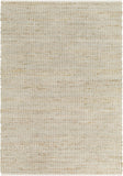 Byrne Beige & Green Jute Rug - Clearance