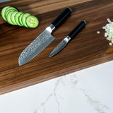 Hammered Santoku Paring Set