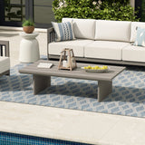 Sereno Patio Furniture Sofa Set with Swivel Chairs