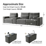 EliteNest Smart Reclining Theater Sofa with Speaker