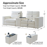 EliteNest Smart Reclining Theater Sofa with Speaker