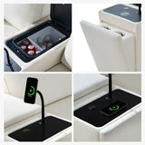 EliteNest Smart Reclining Theater Sofa with Speaker