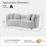 Urtuna Modern Sofa with 4 Pillows – Comfortable, Stylish, and Perfect for Any Living Room