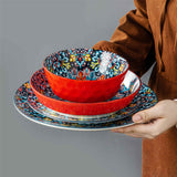 Simi 24 Piece Porcelain Dinnerware Set